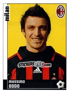 Sticker Massimo Oddo (Milan) - Calciatori 2006-2007 n. A70 - Panini