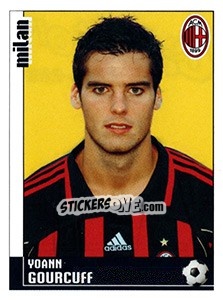 Cromo Yoann Gourcuff (Milan) - Calciatori 2006-2007 - Panini