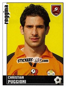 Sticker Christian Puggioni (Reggina) - Calciatori 2006-2007 - Panini