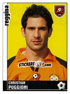 Sticker Christian Puggioni (Reggina) - Calciatori 2006-2007 n. A86 - Panini