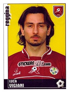 Sticker Luca Vigiani (Reggina) - Calciatori 2006-2007 n. A90 - Panini