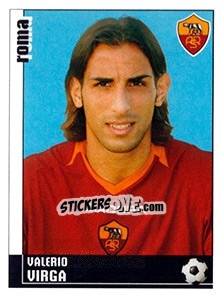Sticker Valerio Virga (Roma) - Calciatori 2006-2007 n. A93 - Panini