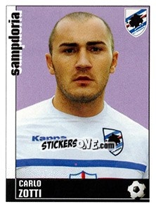 Figurina Carlo Zotti (Sampdoria) - Calciatori 2006-2007 - Panini