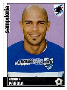 Cromo Andrea Parola (Sampdoria) - Calciatori 2006-2007 - Panini