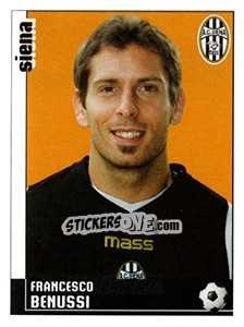 Cromo Francesco Benussi (Siena) - Calciatori 2006-2007 - Panini