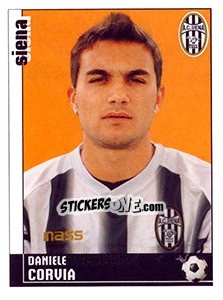 Sticker Daniele Corvia (Siena) - Calciatori 2006-2007 n. A107 - Panini
