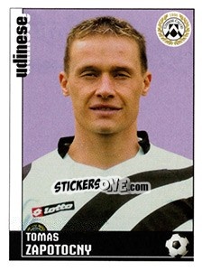 Cromo Tomas Zapotocny (Udinese) - Calciatori 2006-2007 - Panini