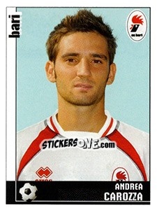 Cromo Andrea Carozza (Bari) - Calciatori 2006-2007 - Panini