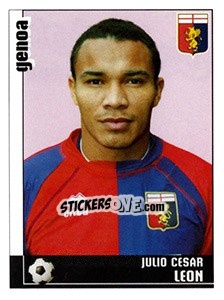 Sticker Julio Cesar Leon (Genoa) - Calciatori 2006-2007 n. A137 - Panini