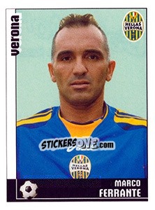 Cromo Marco Ferrante (Hellas Verona) - Calciatori 2006-2007 - Panini