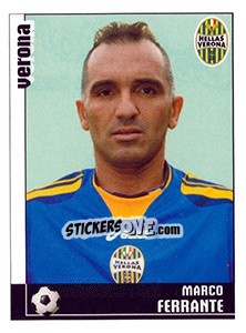 Sticker Marco Ferrante (Hellas Verona) - Calciatori 2006-2007 n. A162 - Panini