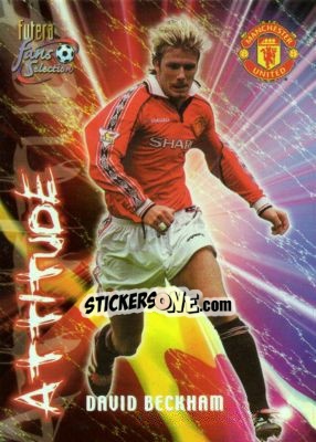 Sticker David Beckham - Manchester United Fans' Selection 2000 n. 107 - Futera