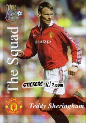 Cromo Teddy Sheringham - Manchester United Fans' Selection 2000 - Futera