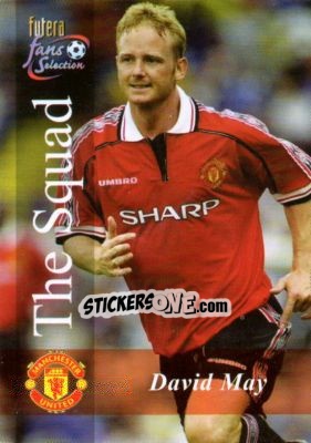 Sticker David May - Manchester United Fans' Selection 2000 - Futera