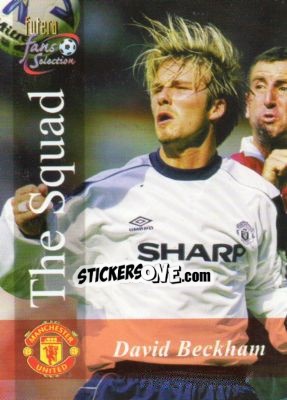 Sticker David Beckham - Manchester United Fans' Selection 2000 n. 123 - Futera