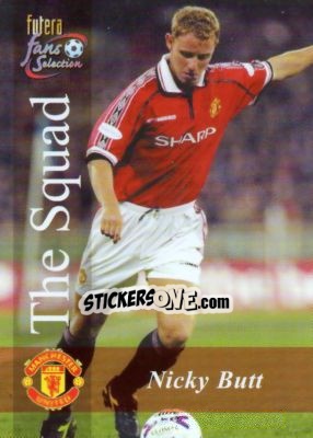 Sticker Nicky Butt - Manchester United Fans' Selection 2000 - Futera