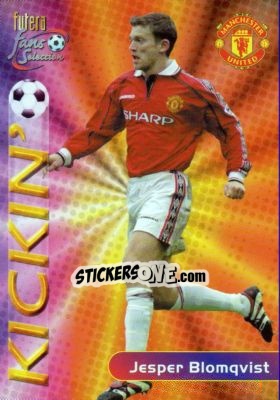 Cromo Jesper Blomqvist - Manchester United Fans' Selection 2000 - Futera