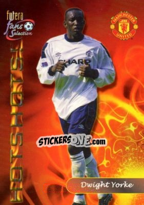 Sticker Dwight Yorke - Manchester United Fans' Selection 2000 - Futera