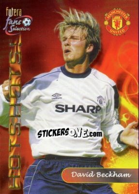 Sticker David Beckham - Manchester United Fans' Selection 2000 n. 148 - Futera