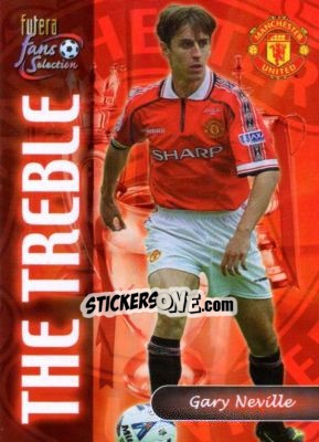 Sticker Gary Neville - Manchester United Fans' Selection 2000 n. 154 - Futera