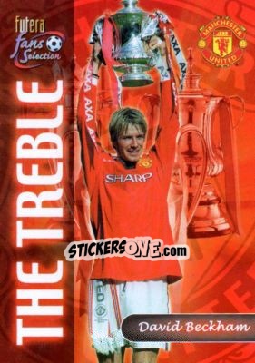 Sticker David Beckham - Manchester United Fans' Selection 2000 n. 158 - Futera