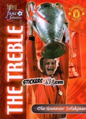 Sticker Ole Gunnar Solskjaer - Manchester United Fans' Selection 2000 n. 161 - Futera