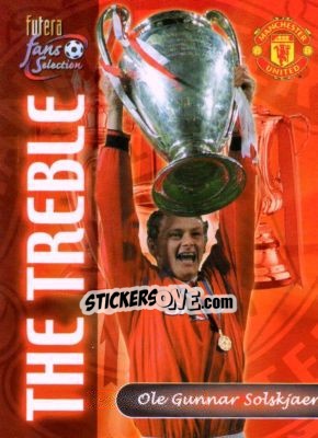 Sticker Ole Gunnar Solskjaer - Manchester United Fans' Selection 2000 - Futera