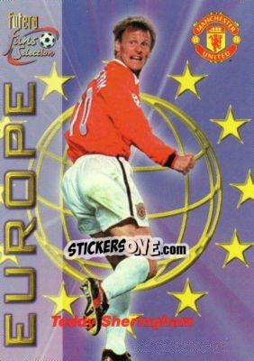 Sticker Teddy Sheringham - Manchester United Fans' Selection 2000 - Futera