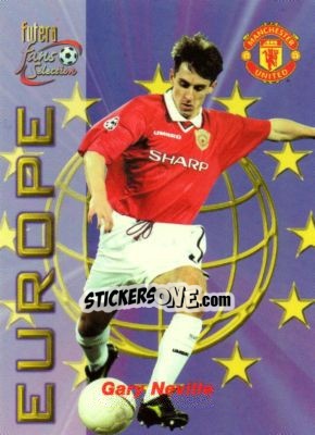 Sticker Gary Neville - Manchester United Fans' Selection 2000 n. 169 - Futera