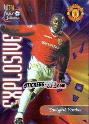 Sticker Dwight Yorke - Manchester United Fans' Selection 2000 n. 173 - Futera