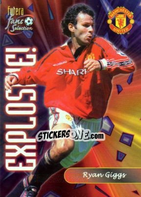 Sticker Ryan Giggs - Manchester United Fans' Selection 2000 - Futera