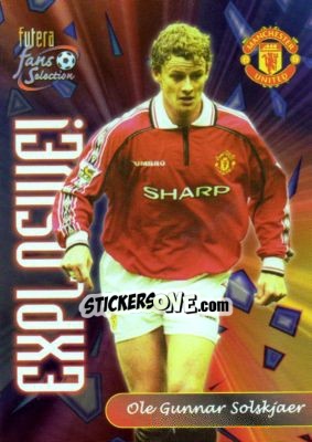 Sticker Ole Gunnar Solskjaer - Manchester United Fans' Selection 2000 n. 180 - Futera
