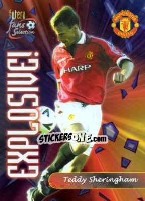 Sticker Teddy Sheringham - Manchester United Fans' Selection 2000 - Futera