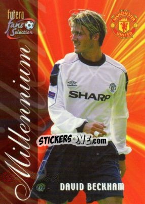 Sticker David Beckham - Manchester United Fans' Selection 2000 n. 184 - Futera