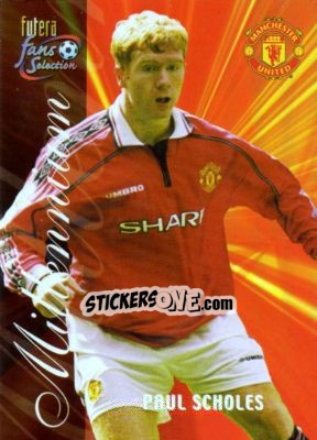 Sticker Paul Scholes - Manchester United Fans' Selection 2000 n. 189 - Futera