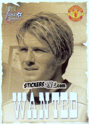 Sticker David Beckham - Manchester United Fans' Selection 2000 n. 196 - Futera