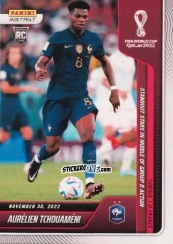 Cromo Aurelien Tchouameni - Instant FIFA World Cup Qatar 2022
 n. 74 - Panini
