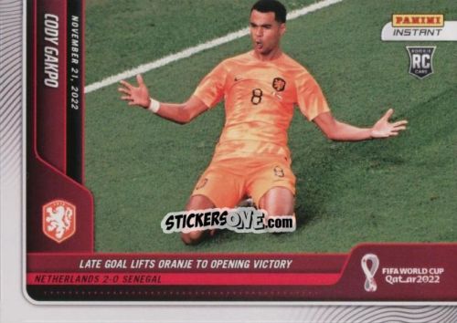 Sticker Cody Gakpo - Instant FIFA World Cup Qatar 2022
 n. 36 - Panini