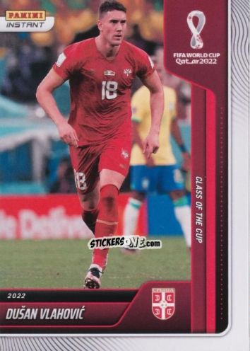 Cromo Dusan Vlahovic - Instant FIFA World Cup Qatar 2022
 n. 26 - Panini