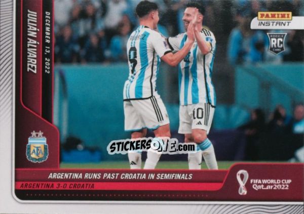Cromo Julian Alvarez - Instant FIFA World Cup Qatar 2022
 n. 109 - Panini
