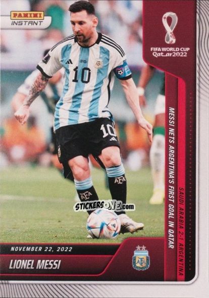 Cromo Lionel Messi - Instant FIFA World Cup Qatar 2022
 n. 39 - Panini