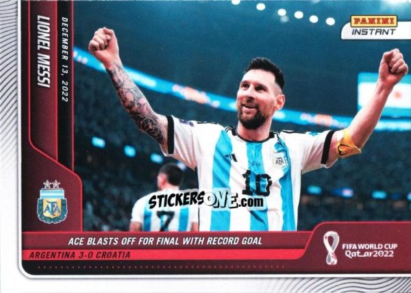 Cromo Lionel Messi - Instant FIFA World Cup Qatar 2022
 n. 108 - Panini