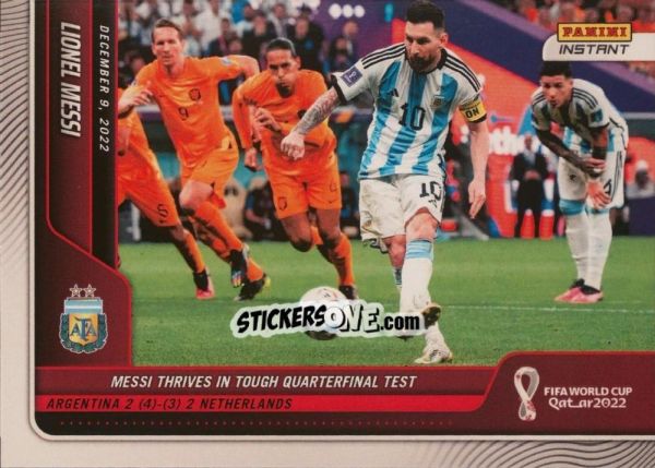 Cromo Lionel Messi - Instant FIFA World Cup Qatar 2022
 n. 101 - Panini