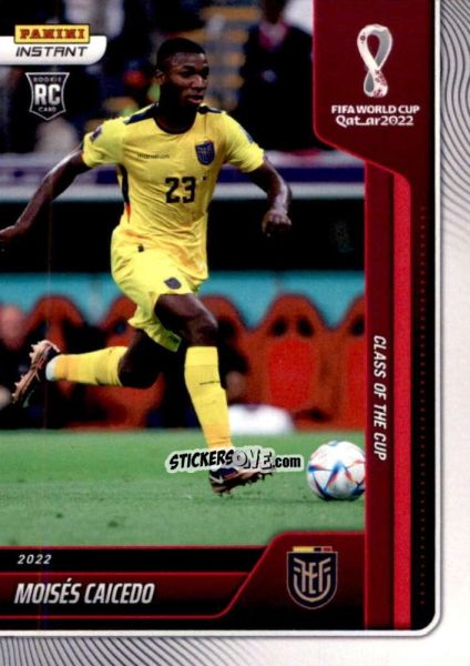 Cromo Moises Caicedo - Instant FIFA World Cup Qatar 2022
 n. 10 - Panini
