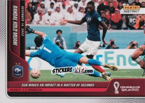Sticker Randal Kolo Muani - Instant FIFA World Cup Qatar 2022
 n. 111 - Panini