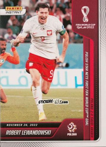 Cromo Robert Lewandowski - Instant FIFA World Cup Qatar 2022
 n. 55 - Panini