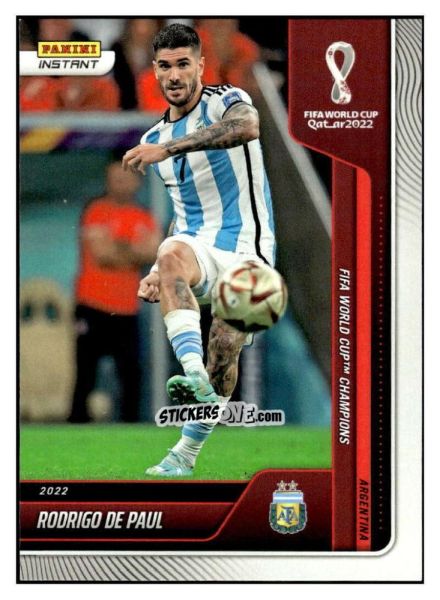 Sticker Rodrigo De Paul - Instant FIFA World Cup Qatar 2022
 n. 126 - Panini