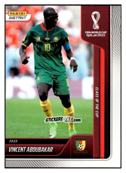 Sticker Vincent Aboubakar - Instant FIFA World Cup Qatar 2022
 n. 5 - Panini