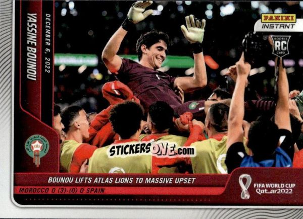Sticker Yassine Bounou - Instant FIFA World Cup Qatar 2022
 n. 96 - Panini