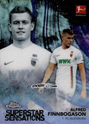 Sticker Alfred Finnbogason - Bundesliga Chrome 2018-2019
 n. SS-AF - Topps